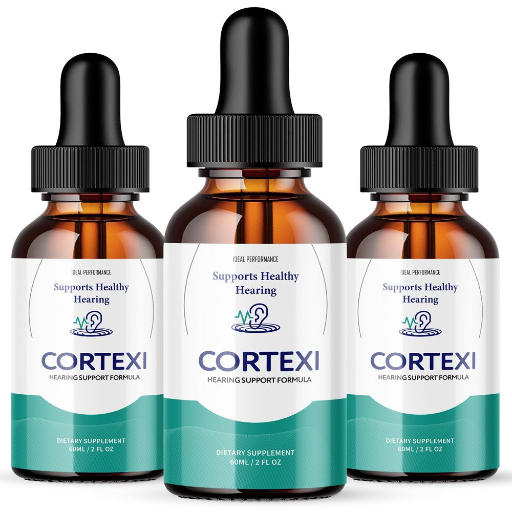 Cortexi Hearing Support Formula Dietary Supplement Drops, 3 Pack