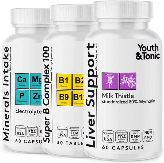 3pk Holistic Hangover Program and Liver Support