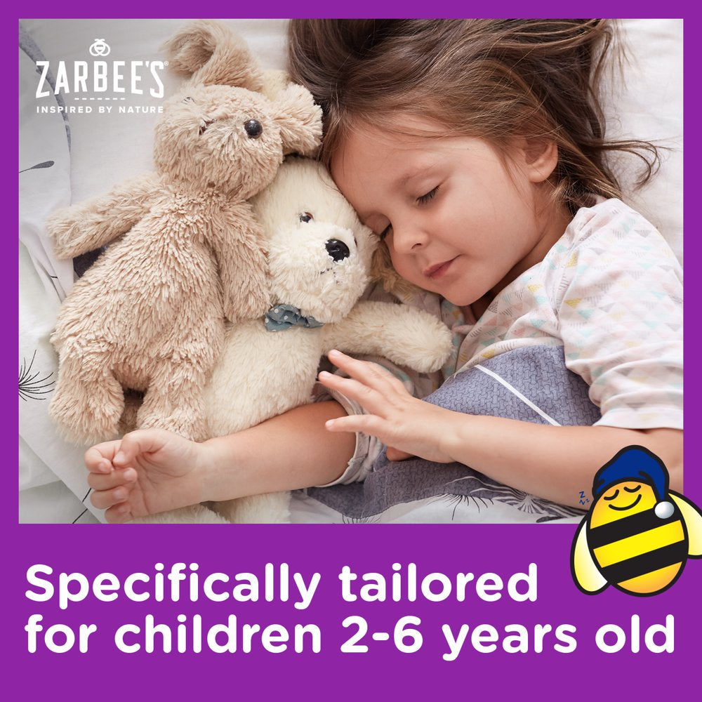 Zarbee’S Kids Cough + Immune Nighttime for Age 2-6 with Honey, Vitamin D & Zinc, Mixed Berry, 4FL Oz