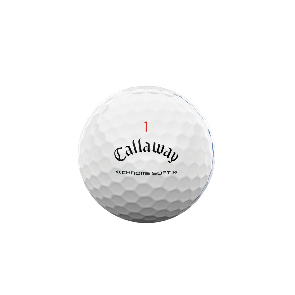 Callaway Chrome Soft 22 Triple Track Golf Balls 12Pk White