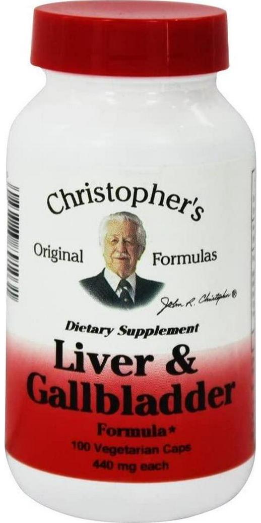 412494-Christopher's Liver And Gall Bladder - 425 mg - 100 Vegetarian Capsules