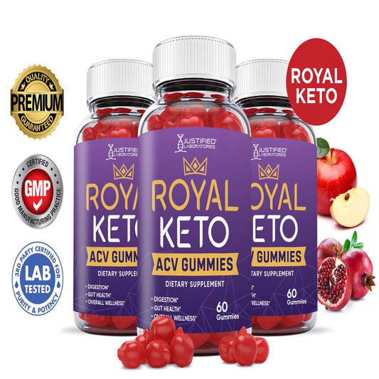 (3 Pack) Royal Keto ACV Gummies 1000MG Dietary Supplement 180 Gummys - Nutricity.com.au