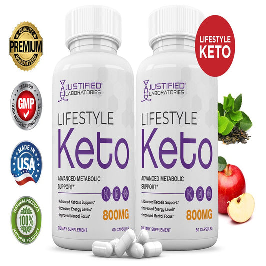 (2 Pack) Lifestyle Keto Pills Includes Gobhb®Appetite Control 120 Capsules - Nutricity.com.au