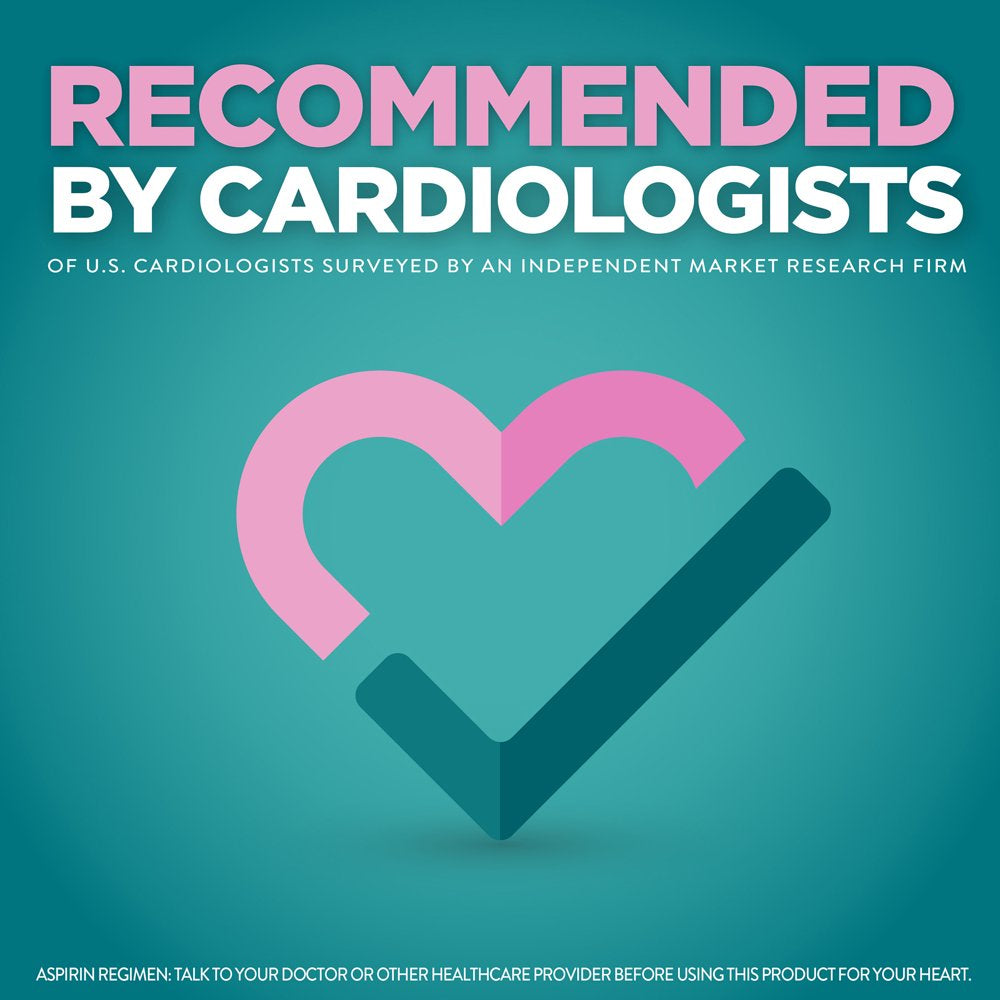 Equate Low Dose Chewable Aspirin 81 Mg Tablets, Cherry Flavor, 36 Count, 3 Pack