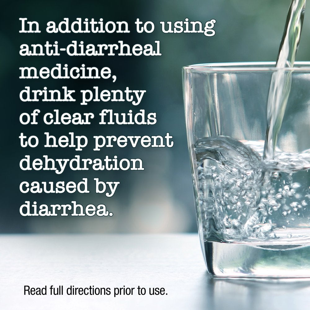 Equate Liquid Loperamide Hydrochloride Oral Anti-Diarrheal, Mint Flavor, 8 Oz.