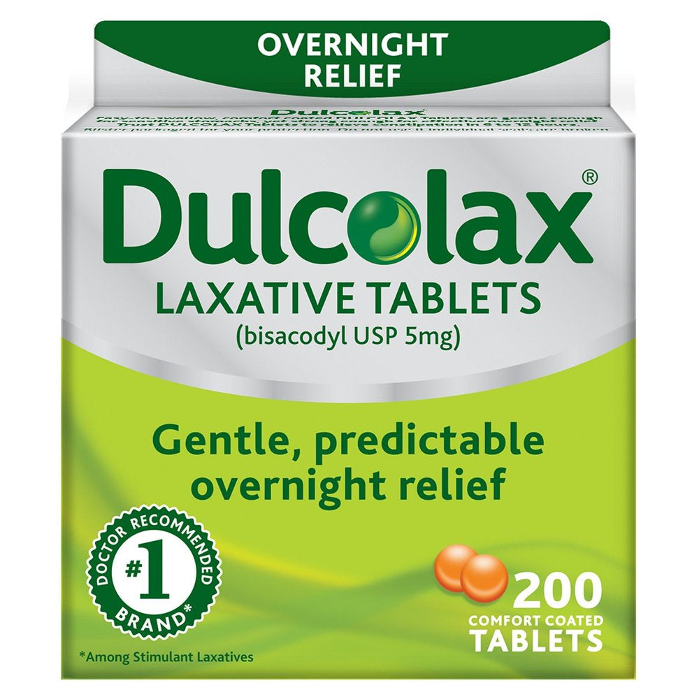 Dulcolax Laxative Tablets, 200 Ct