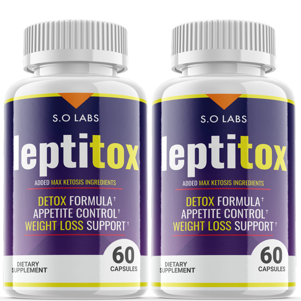 (2 Pack) Leptitox - Pills for Weight Loss - Energy Boosting Dietary Supplements for Weight Management and Metabolism - Advanced Ketogenic Ketones - 120 Capsules - Nutricity.com.au