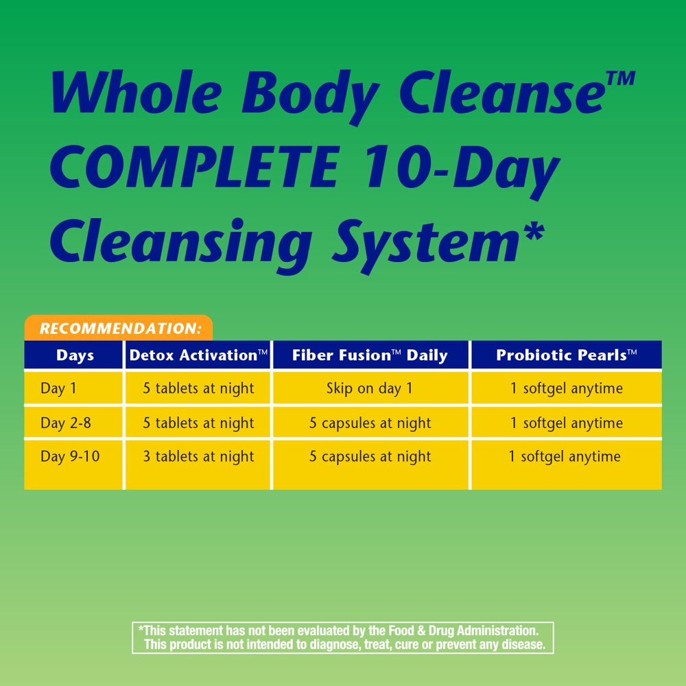 Nature'S Way Whole Body Cleanse, Complete 10-Day System Cleansing System