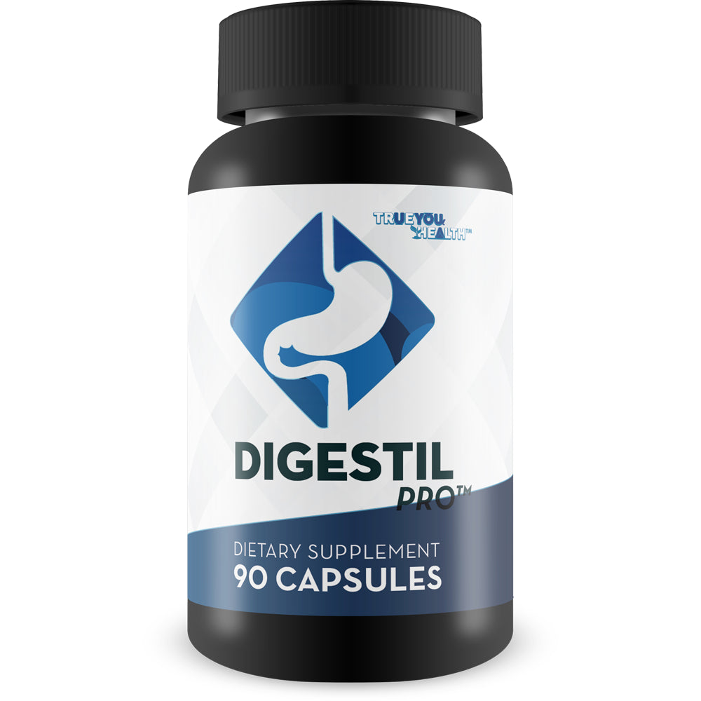Digestil Pro - Digestive Support Supplement - Promote Improved Digestion for Numerous Health Benefits - Help Reduce Common Digestive Issues like Bloating, Constipation & Heartburn - Gut Health Support