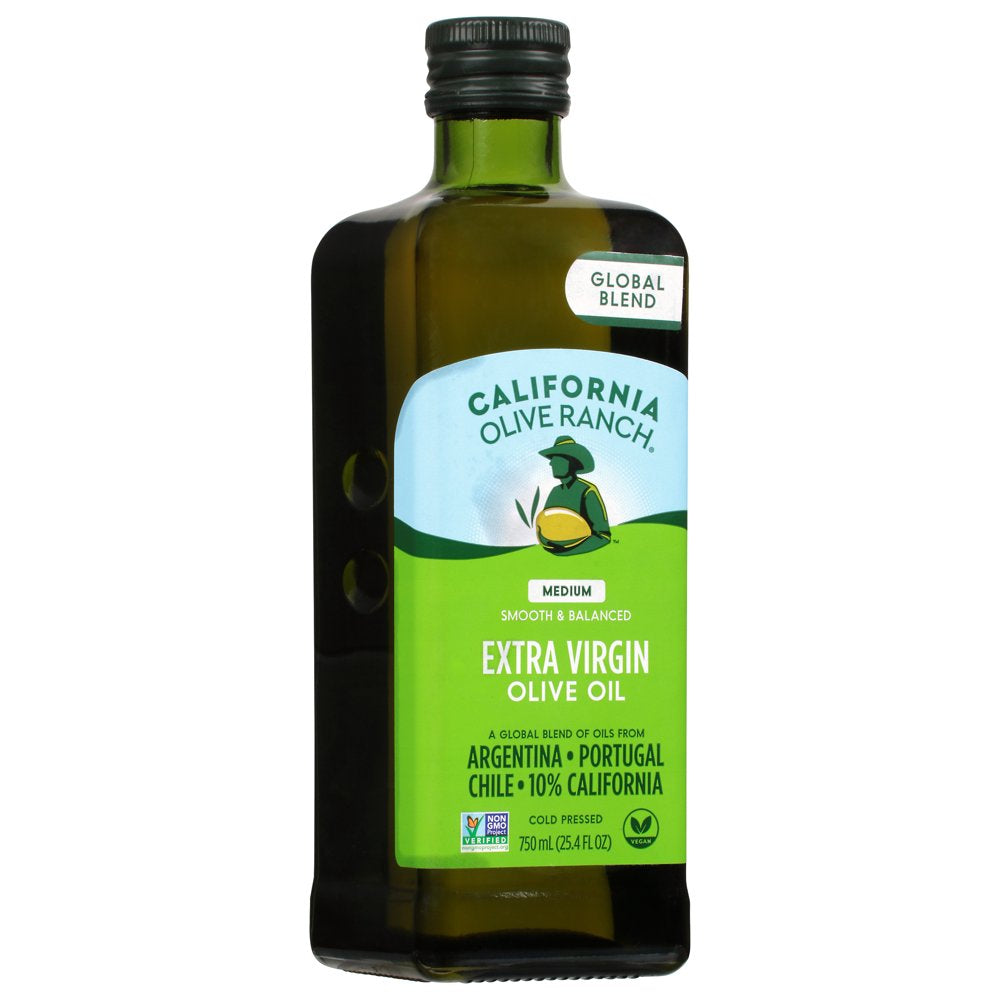 California Olive Ranch Global Blend Extra Virgin Olive Oil, Medium, 25.4 Fl Oz