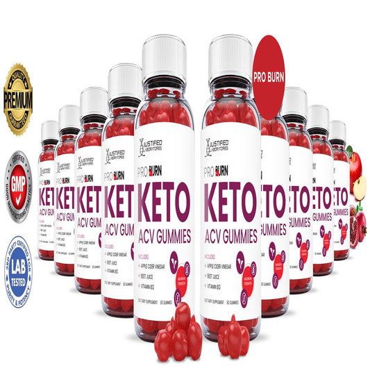 (10 Pack) Pro Burn Keto ACV Gummies 1000MG Dietary Supplement 600 Gummys - Nutricity.com.au