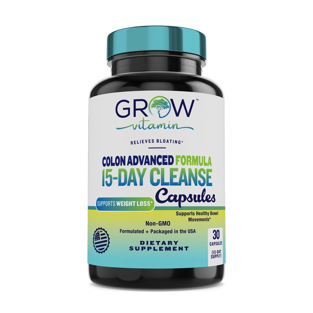 Colon Cleanse & Gut Support 15 Day Colon Cleanse -30 Capsules