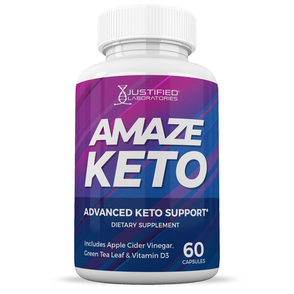 Amaze Keto ACV Pills 1275Mg Alternative to Gummies Dietary Supplement 60 Capsules
