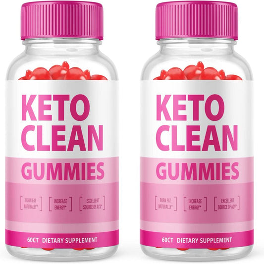 (2 Pack) Keto Clean ACV Gummies - Supplement for Weight Loss - Energy & Focus Boosting Dietary Supplements for Weight Management & Metabolism - Fat Burn - 120 Gummies - Nutricity.com.au