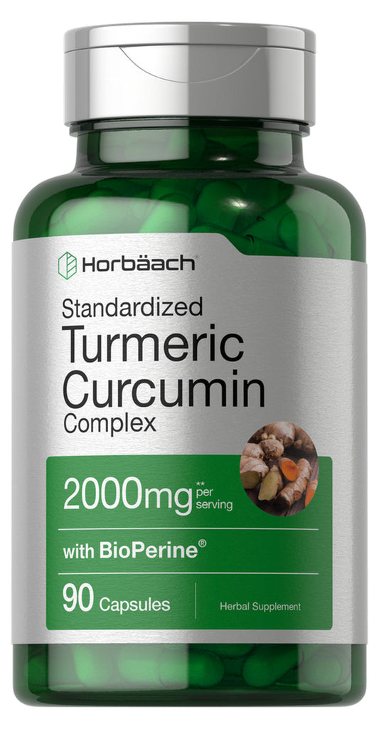 Turmeric Curcumin with Bioperine | 2000 Mg | 90 Capsules | by Horbaach