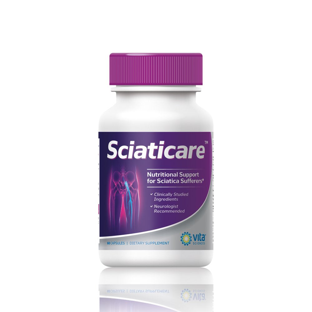 Sciatica Pain Relief Sciaticare Sciatica Nerve Pain Relief Supplement 60 Capsules