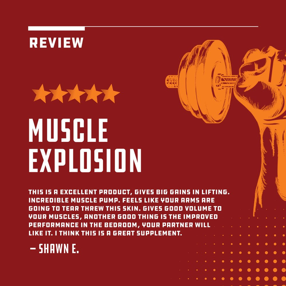 Energizing Nitric Oxide Supplement for Men - Nitric Oxide Pills for Men with L-Arginine L-Citrulline Amino Acids for Intense Muscle Growth Performance Endurance and Recovery