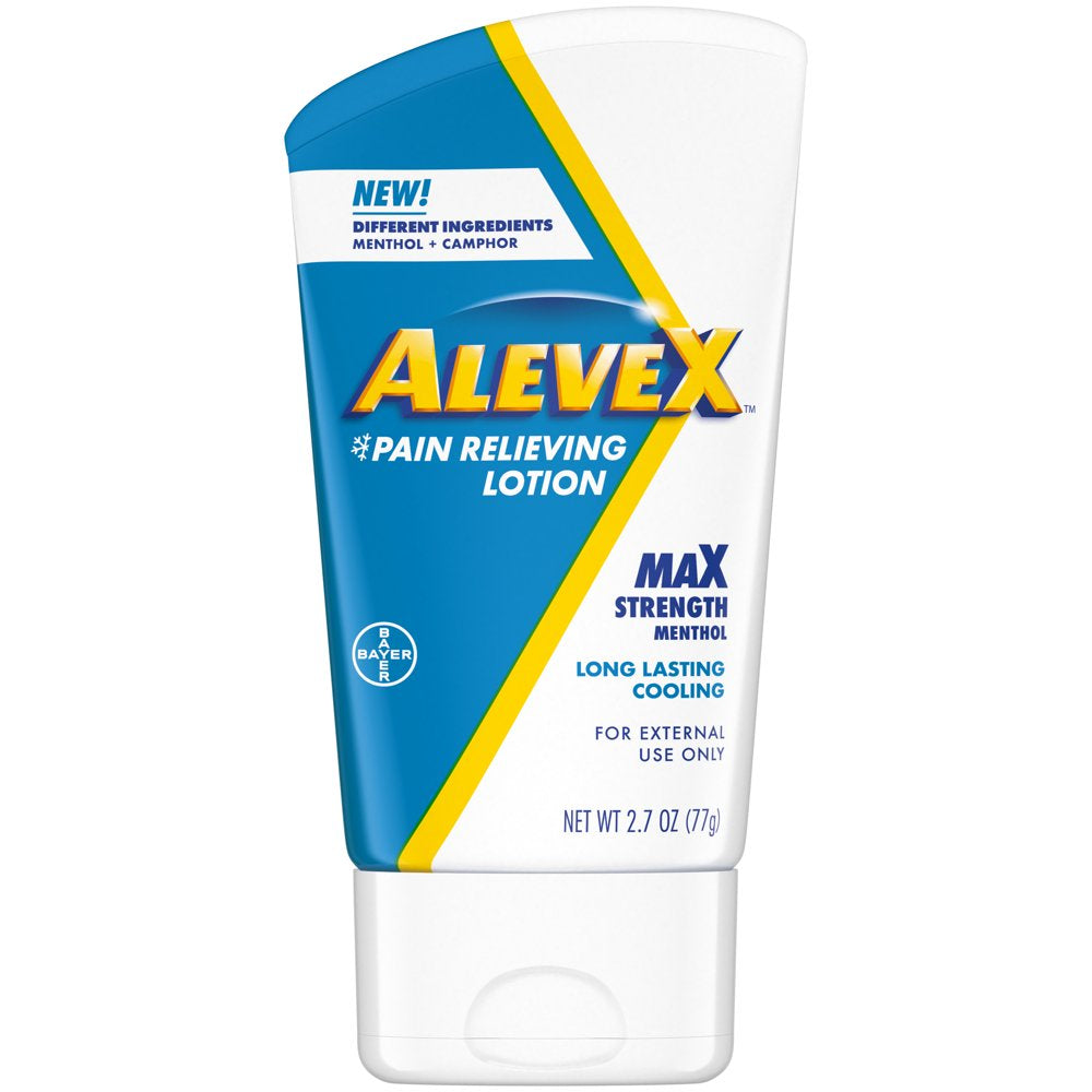 Alevex Pain Relieving Lotion, Pain Reliever, 2.7Oz