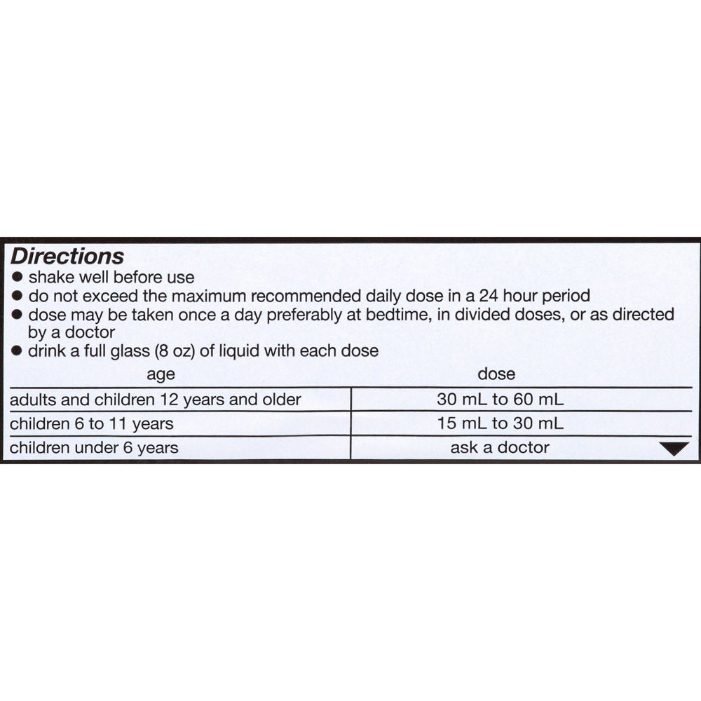 Equate Milk of Magnesia Saline Laxative, Original Flavor, 1200 Mg, 26 Fl Oz