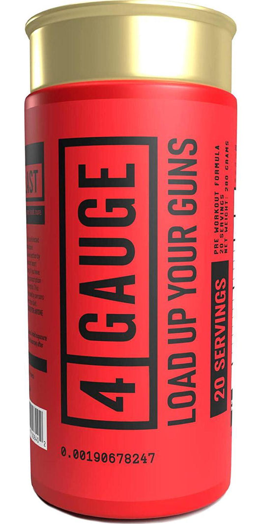 4 Gauge | Explosive PreWorkout Without The Jitters | Made in The USA | 30 Servings