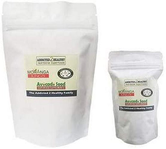 4 Ounce Avocado Seed Powder and 60 Capsules Bundle - Raw Food SuperFood Supplement - Blood Sugar,Cholesterol,Gut Bacteria, Heart Health