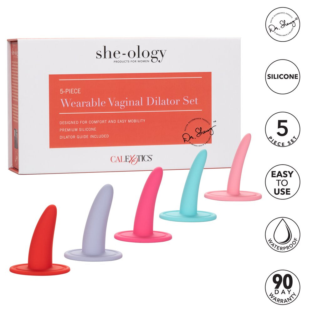 California Exotic Novelties She-Ology 5-Piece Wearable Vaginal Dilator Set