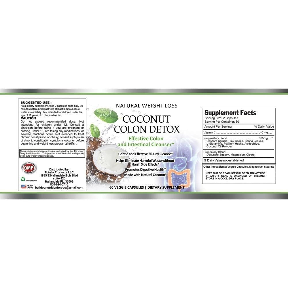 Gentle Coconut Colon Detox Cleanse (60 Capsules)