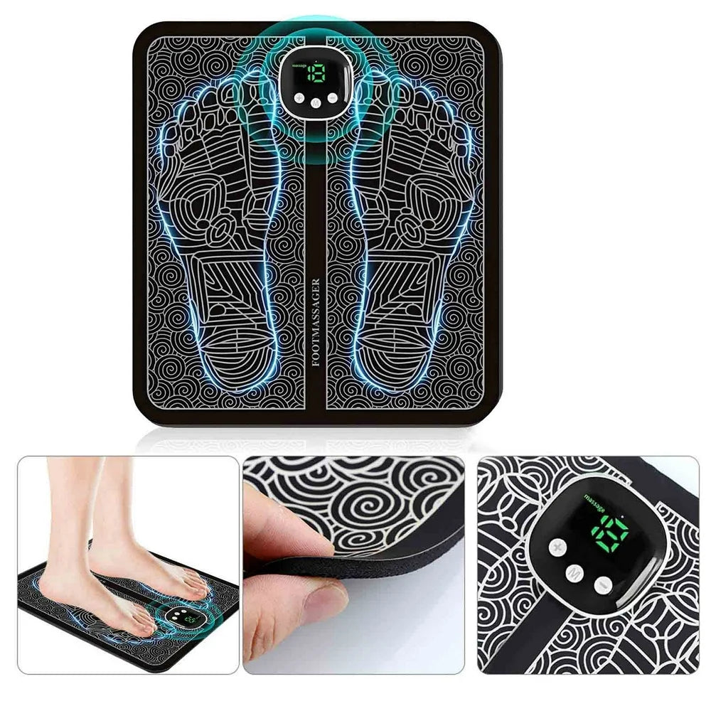 Chamoist Foot Massagers for Neuropathy Pain Relief and Circulation, Whole Body Massager for Neuropathy,Foldable Legs & Feet Massager Pad with 8 Modes, 18 Levels, for Those Who Stand and Work All Day