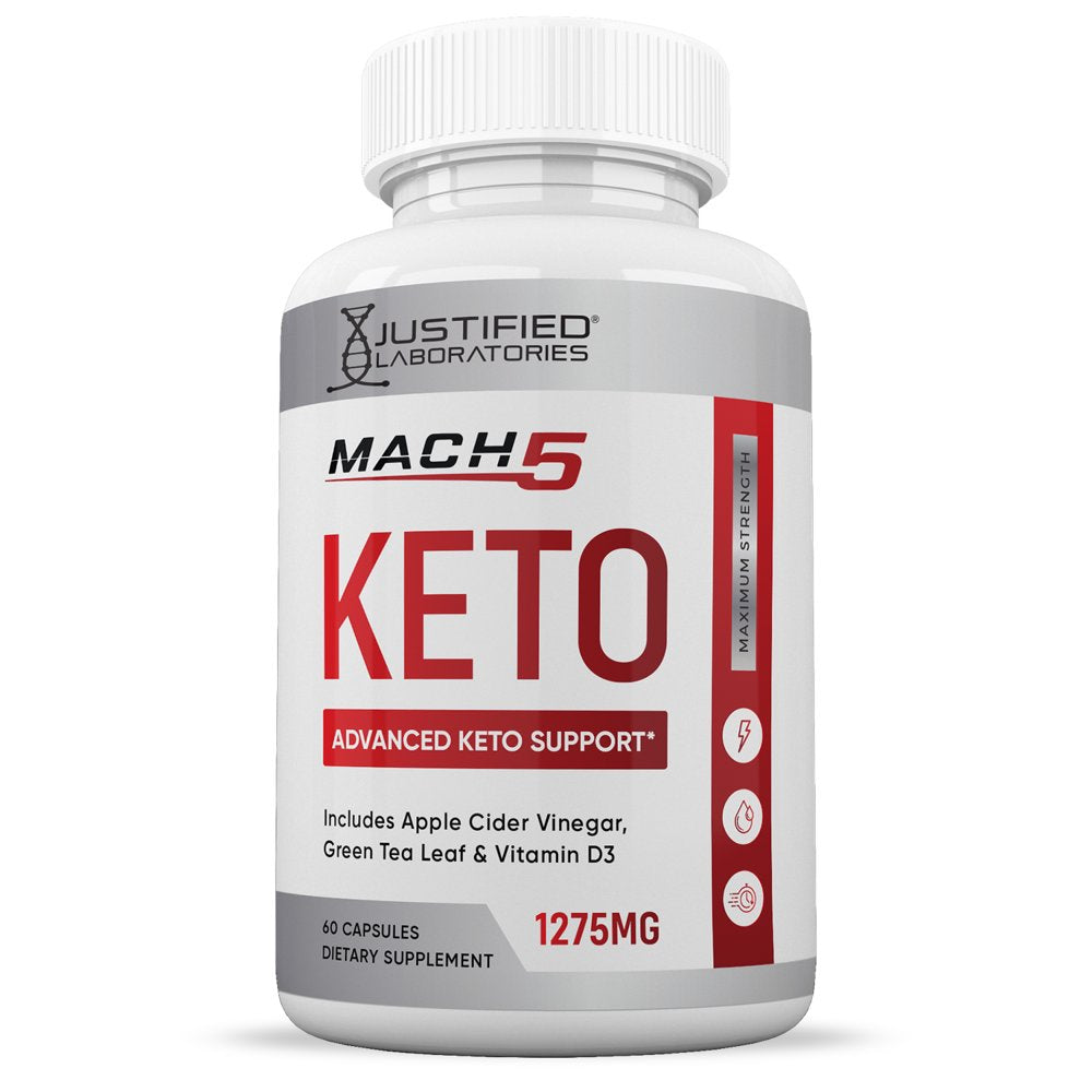 (3 Pack) Mach 5 Keto ACV Pills 1275Mg Dietary Supplement 180 Capsules - Nutricity.com.au
