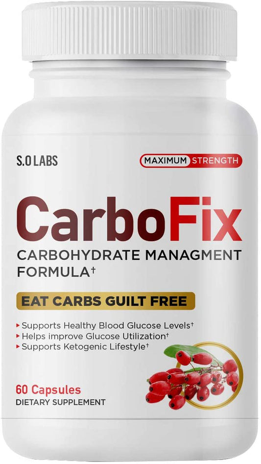 Carbofix Pills Supplement Tea Reviews Gold Solo Vida Carbo Fix (60 Capsules)