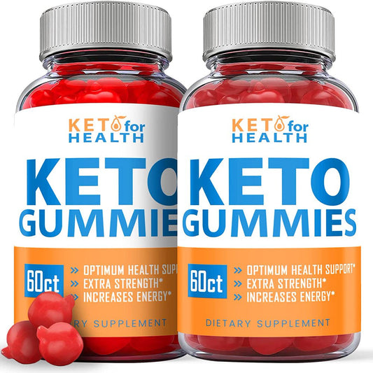 (2 Pack) Keto for Health Keto ACV Gummies - Supplement for Weight Loss - Energy & Focus Boosting Dietary Supplements for Weight Management & Metabolism - Fat Burn - 120 Gummies - Nutricity.com.au