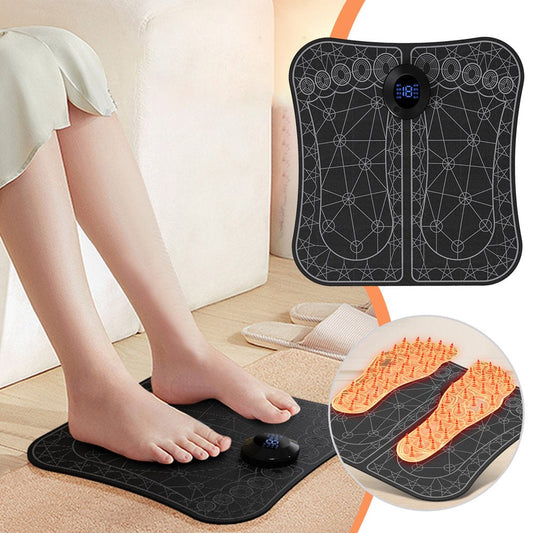 Chamoist Foot Massager for Neuropathy,Massage Sole Sole Foot Massage Pad Physiotherapy Pedicure Machine USB Rechargeable Foot Massager