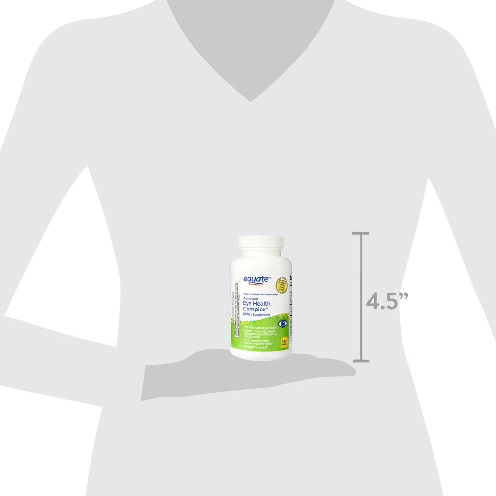 Equate Advanced Eye Health Complex Minigels Dietary Supplement, 140 Count