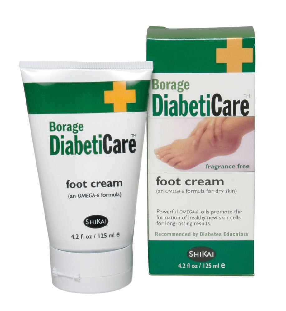 Borage Diabeticare Foot Cream 4.2 Oz. Tube 1 Count
