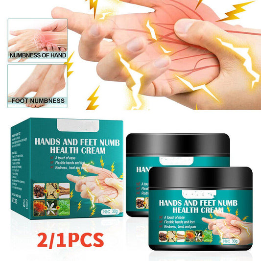 2/1Pcs-Nerve Pain Relief Cream Maximum Strength Relief Cream for Foot Leg 30G
