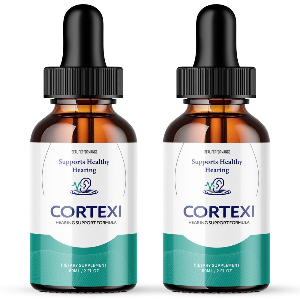 Cortexi Hearing Support Formula Dietary Supplement Drops, 2 Pack