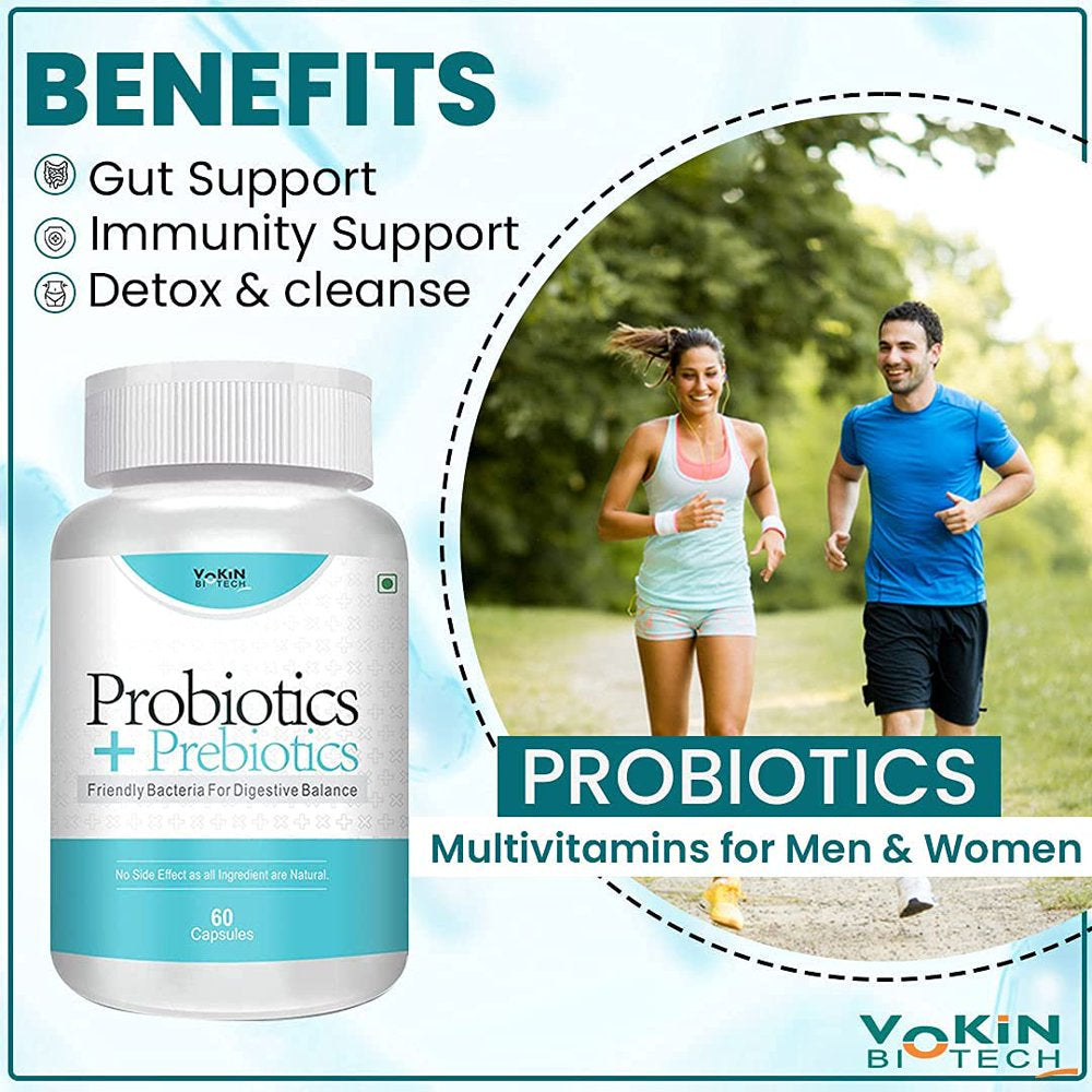 Bio Tech Prebiotics Supplement for Women & Men – 60 Capsules