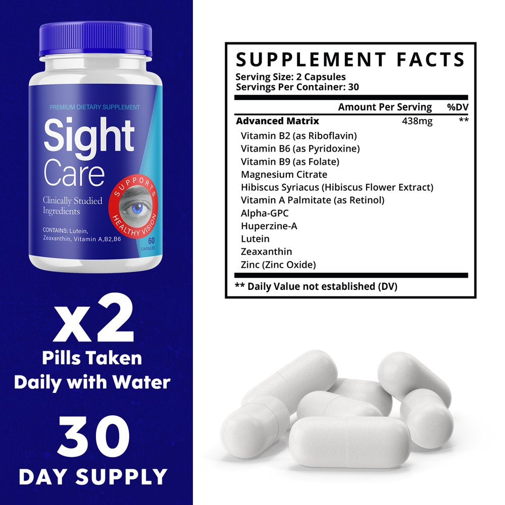 (3 Pack) Sight Care - Revolutionary Advanced Vision Matrix Formula - Supports Healthy Vision - Dietary Supplement for Eyes Sight - 180 Capsules - Nutricity.com.au