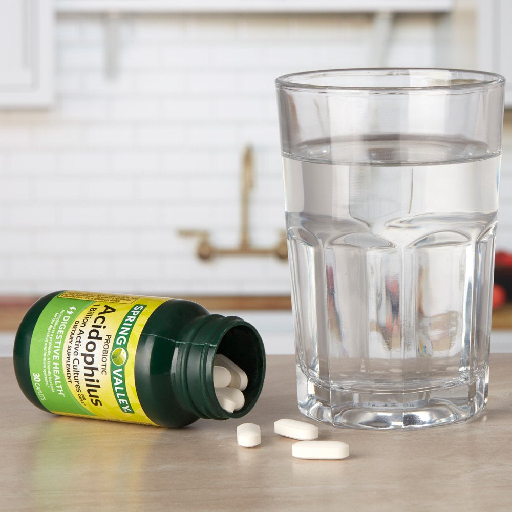 Spring Valley Probiotic Acidophilus Dietary Supplement, 30 Count