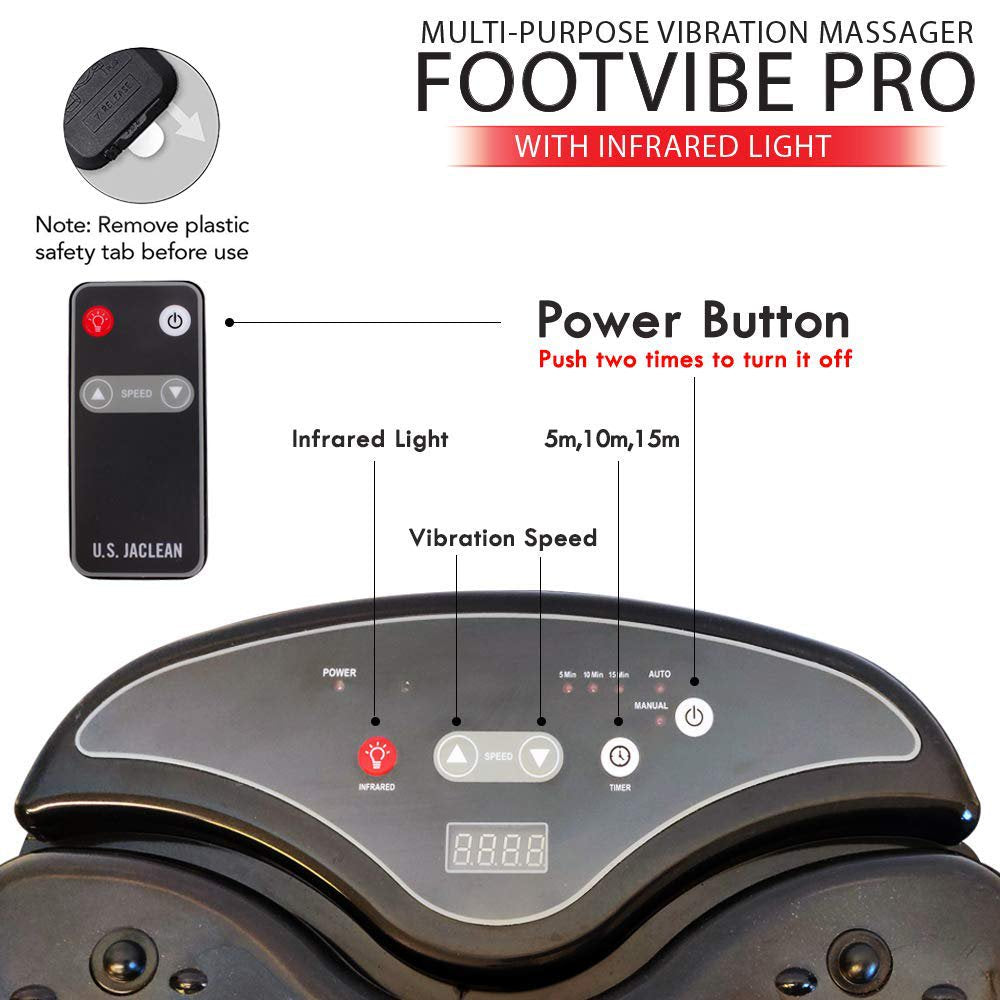 Footvibe Pro Foot Massager for Pain Relief U.S. Jaclean Inc. - FSA HSA Eligible