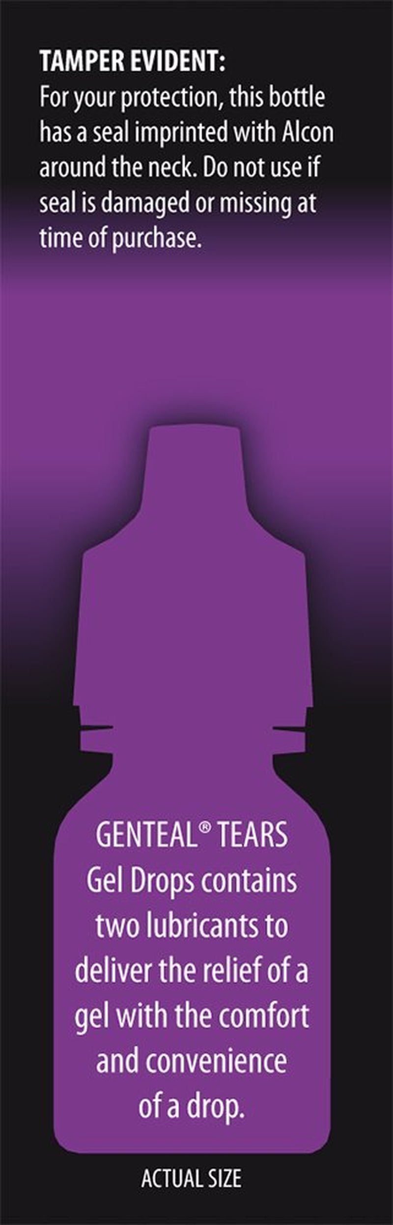 Genteal Tears Severe Day + Night Gel Lubricant Eye Drops, 0.3 Fl Oz