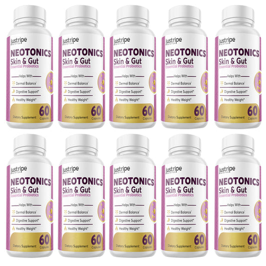 10 Pack Neotonics - Neotonics Skin & Gut Probiotics Supplement Pills