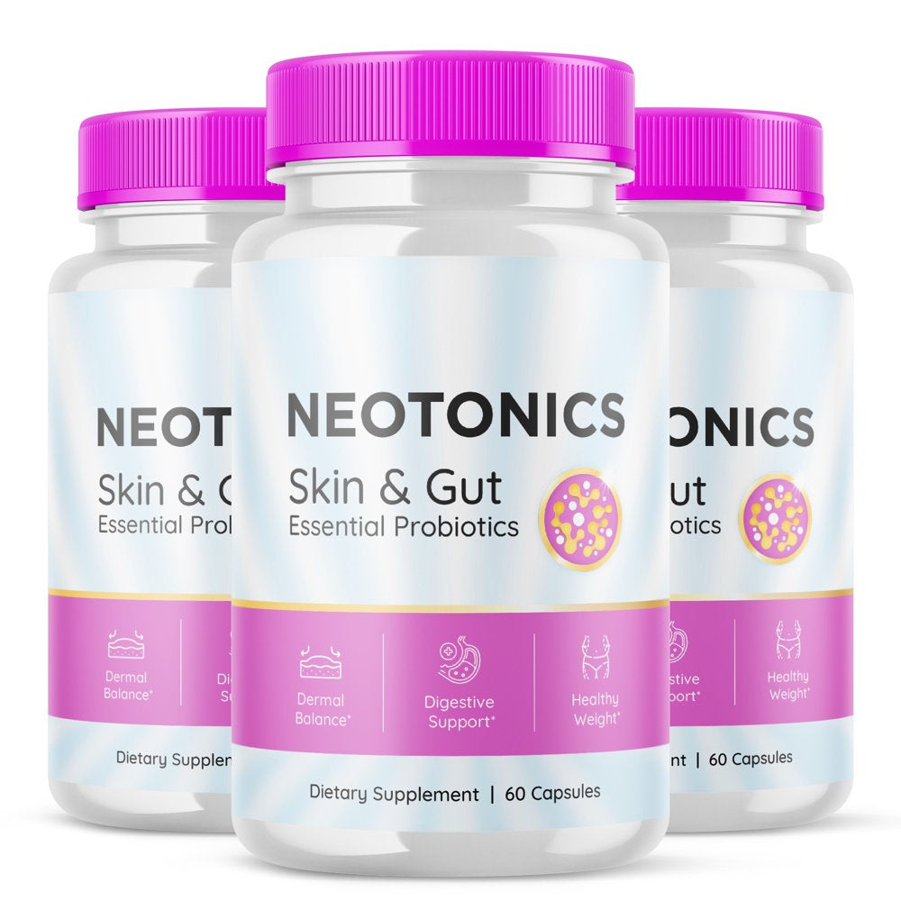 (3 Pack) Neotonics - Dietary Supplement for Digestion and Healthy Gut - Pills for Immune System, Digestive Function, Healthy Stomach, Reduces Bloat - 180 Capsules - Nutricity.com.au
