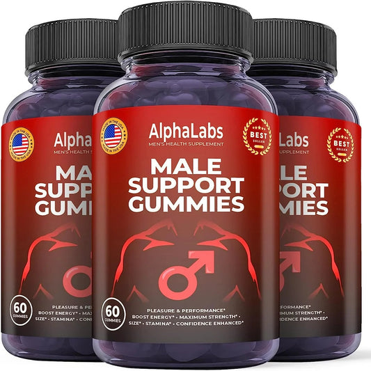 (3 Pack) Alpha Labs Male Gummies - 180 Gummies - Nutricity.com.au
