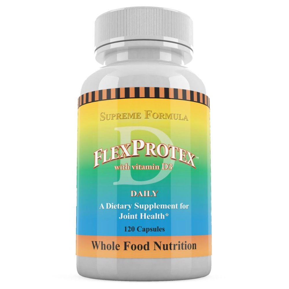 Daily Health Flexprotex D Supreme Formula with Vitamin D3 - 120 Capsules