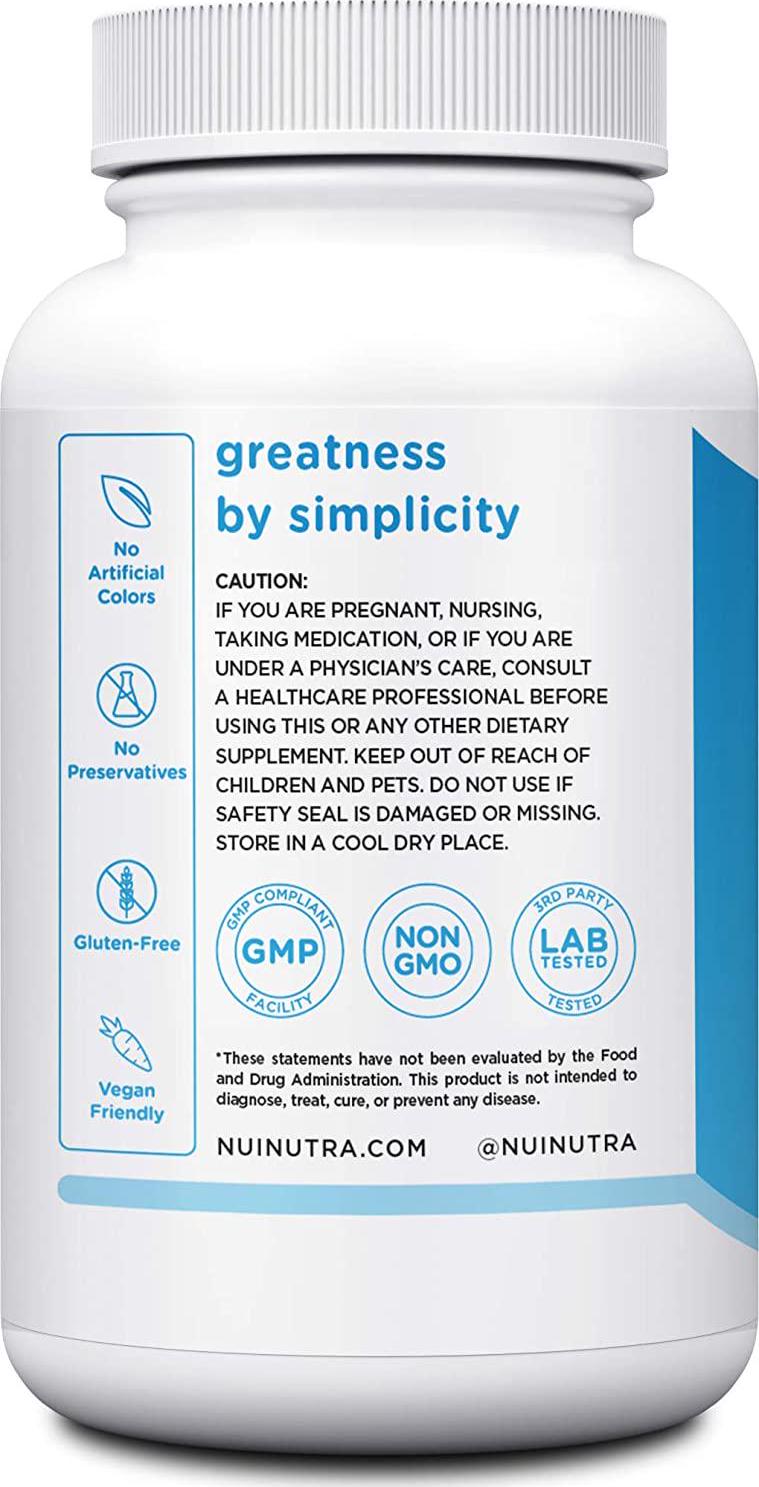 5HTP Supplement 200mg | 60 Capsules - Brain, Mood, Stress, and Sleep Support | Extra Strength 5-Hydroxytryptophan (Vegan, Gluten Free, Non-GMO, 3rd Party Lab Tested)