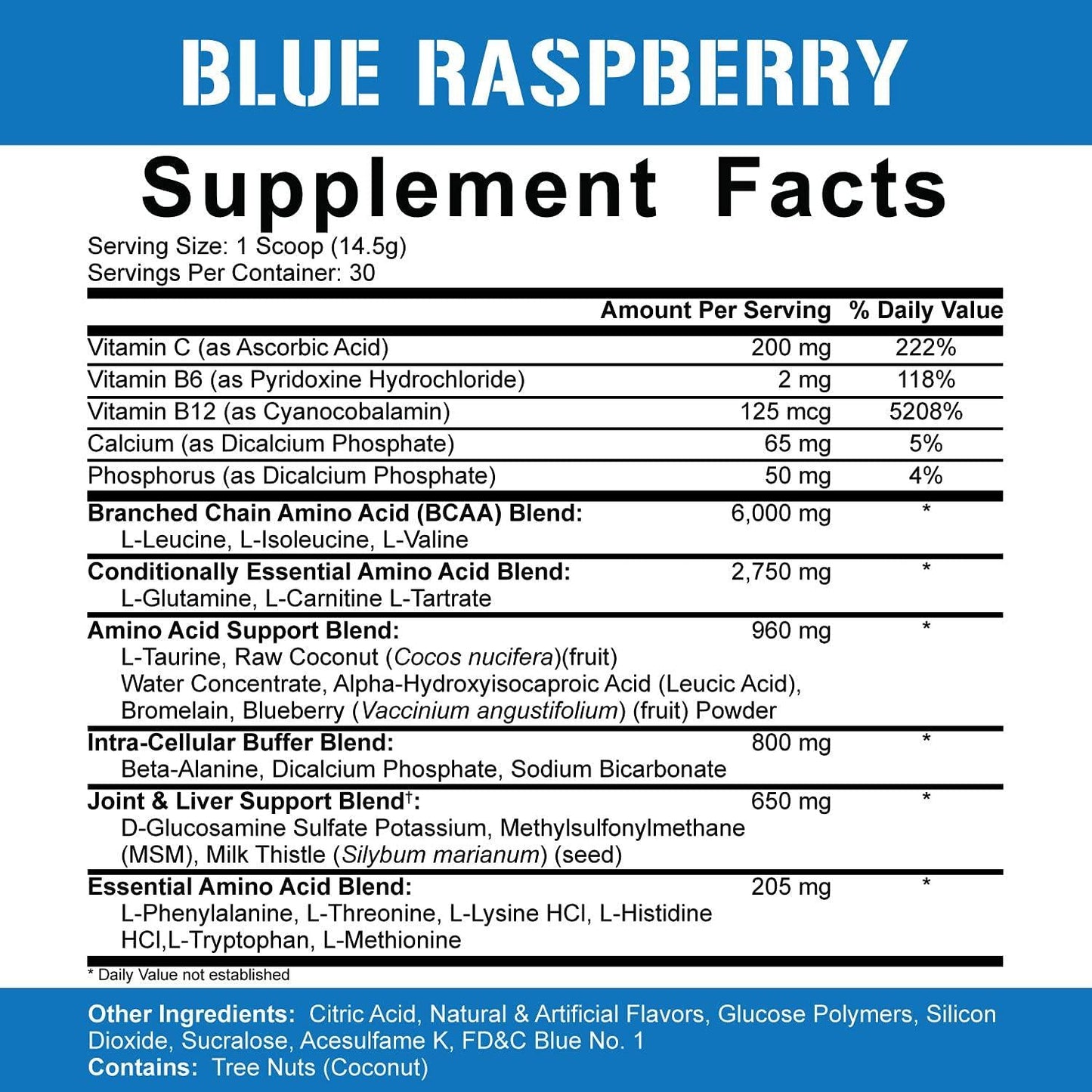 5% Nutrition - Rich Piana All Day you May, Blue Raspberry FID54323
