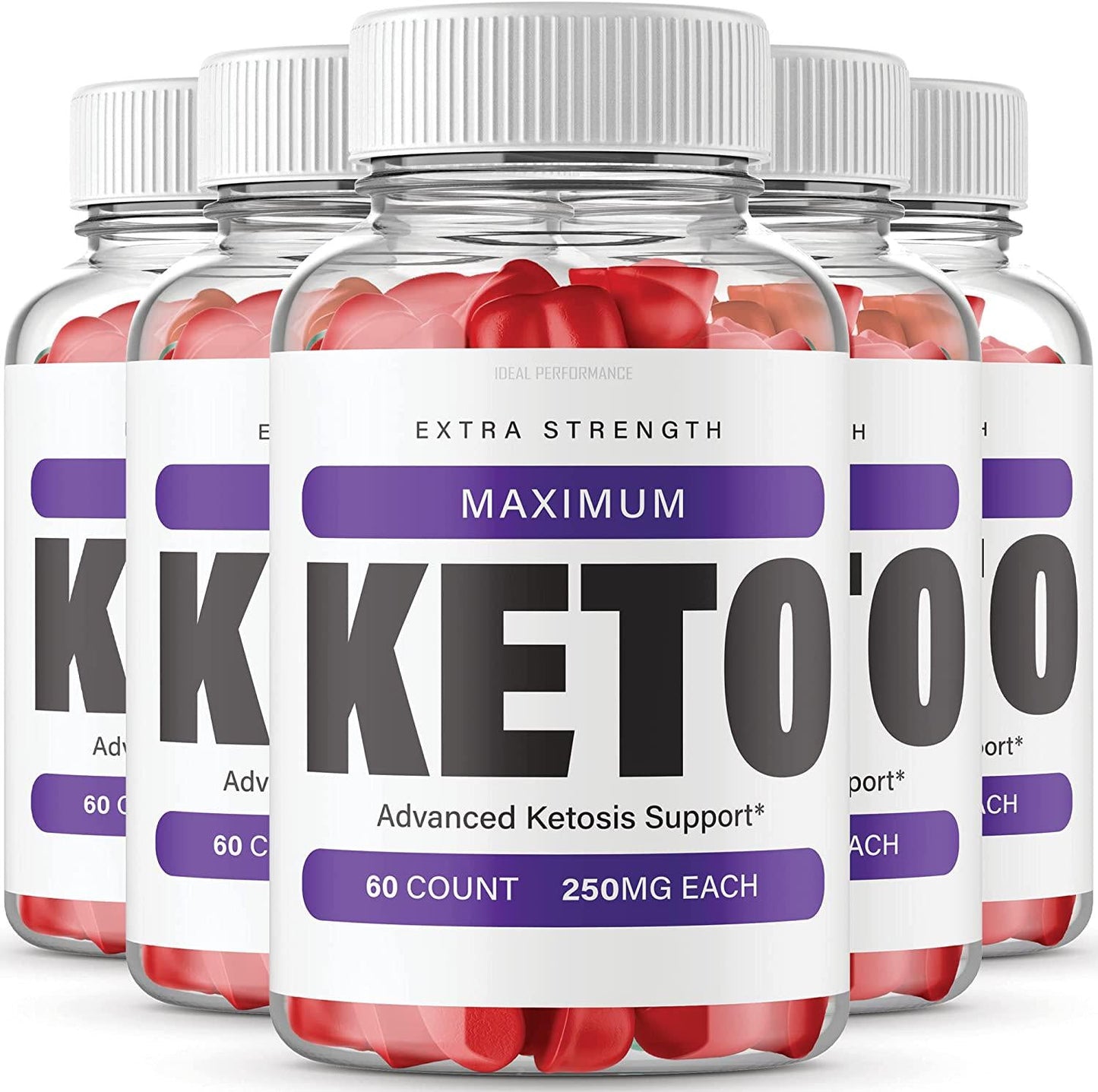 (5 Pack) Maximum Keto Gummies Max Strength Formula (300 Gummies)