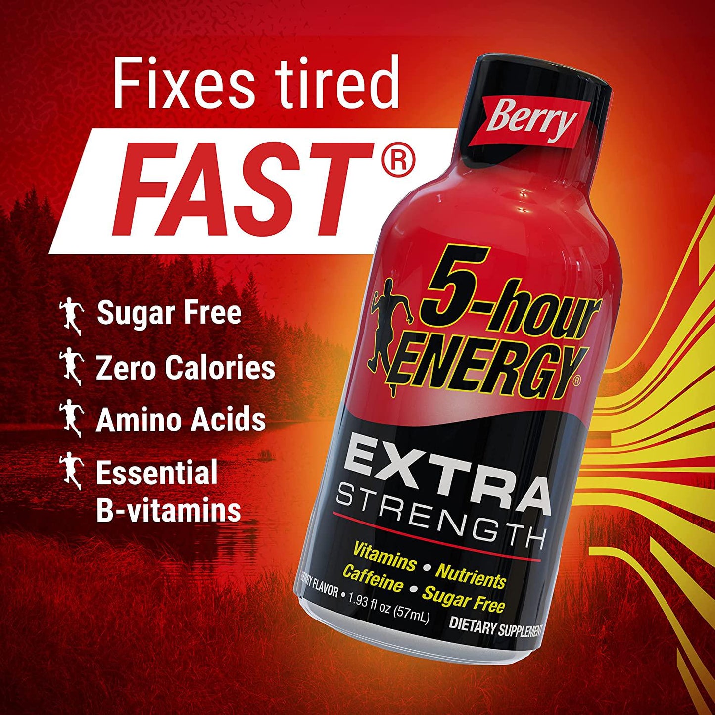 5-hour ENERGY Shot, Extra Strength Berry, 1.93 Ounce - 30 Count