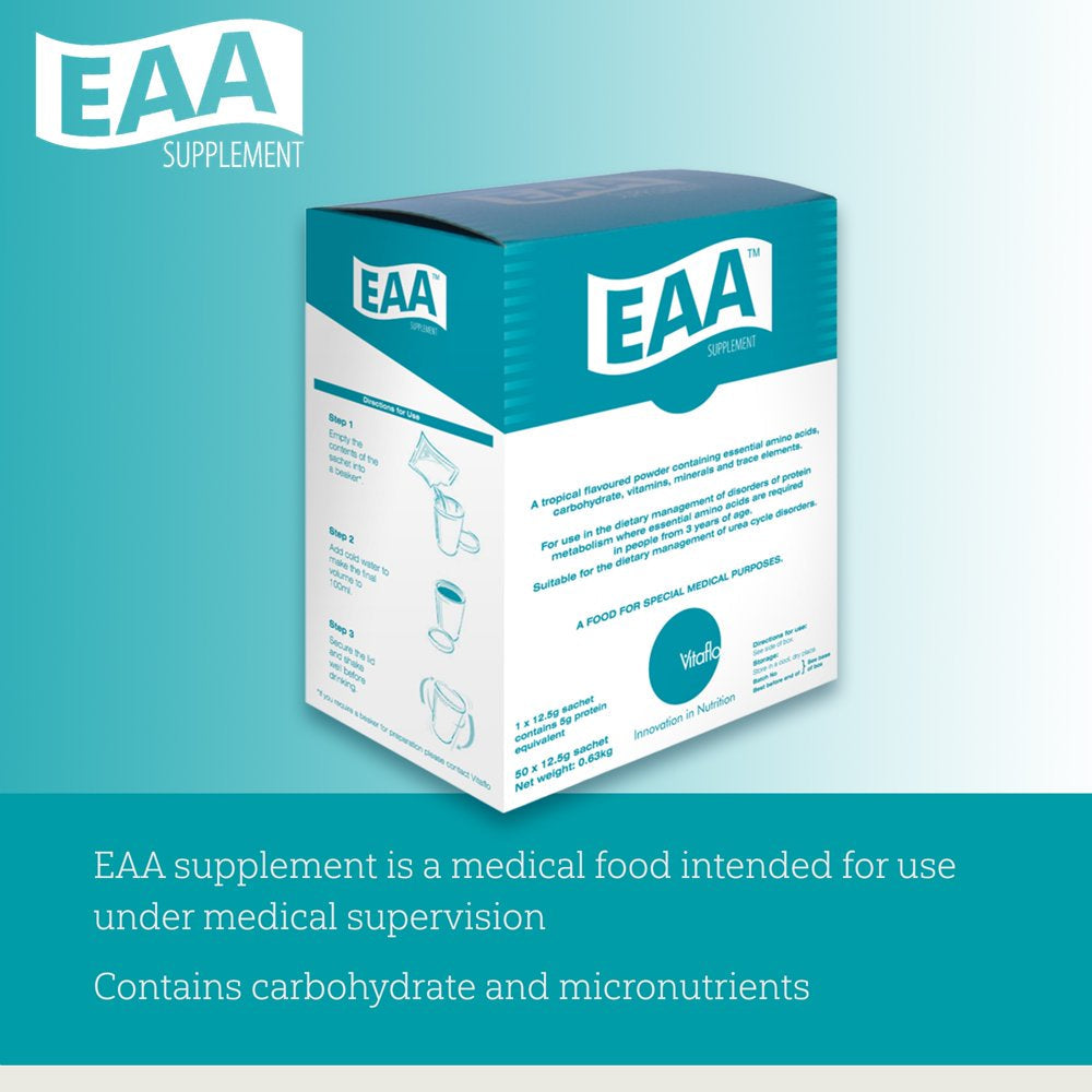 EAA Supplement Oral Supplement Tropical Flavor 12.5 Gram Packet 50 Ct